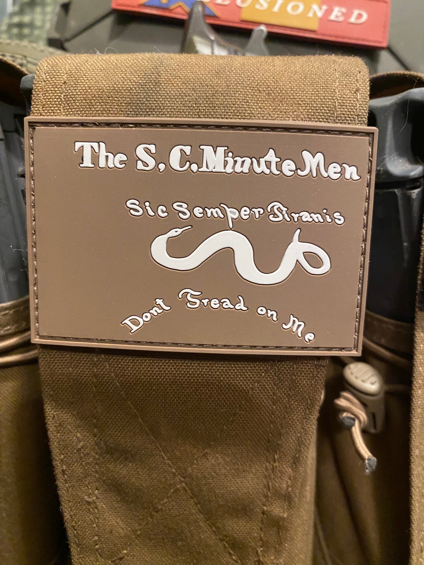 South Carolina MinuteMen Flag PVC Patch