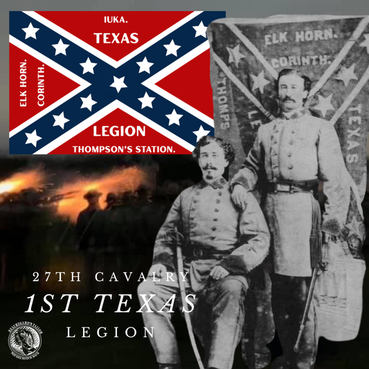1st Texas Legion - 27th Texas Cavalry Flag