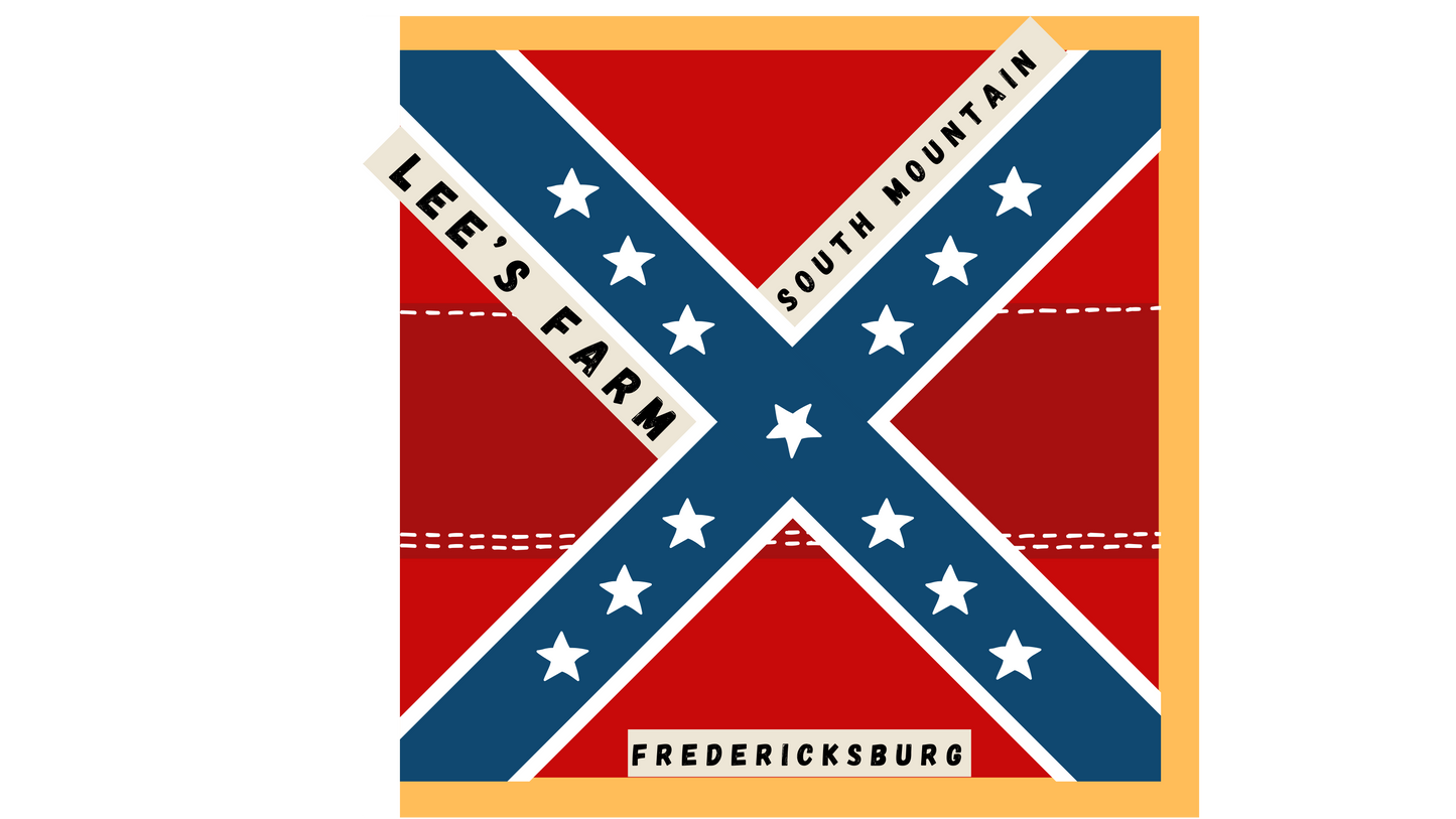 15th North Carolina Regimental Flag Stickers