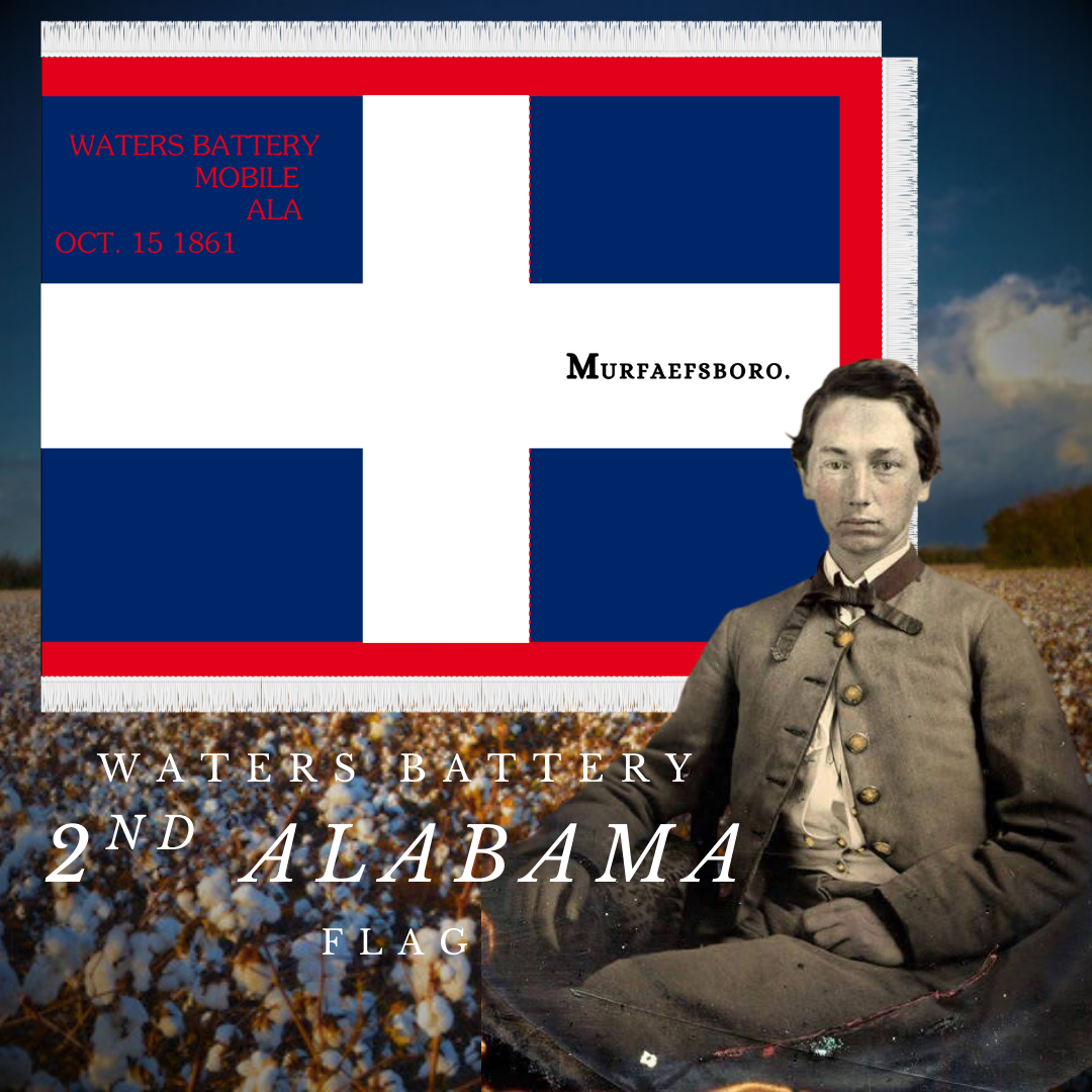 Waters Alabama Artillery Battery (Company B, 2nd Alabama Light Artillery Battalion) Stickers/Magnet