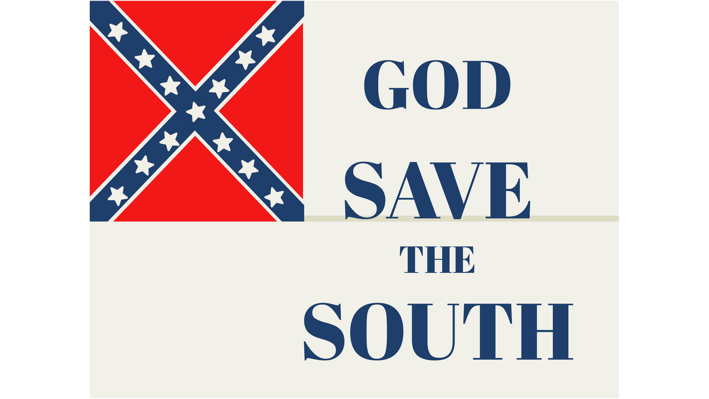 "God Save the South" 2nd National Stickers