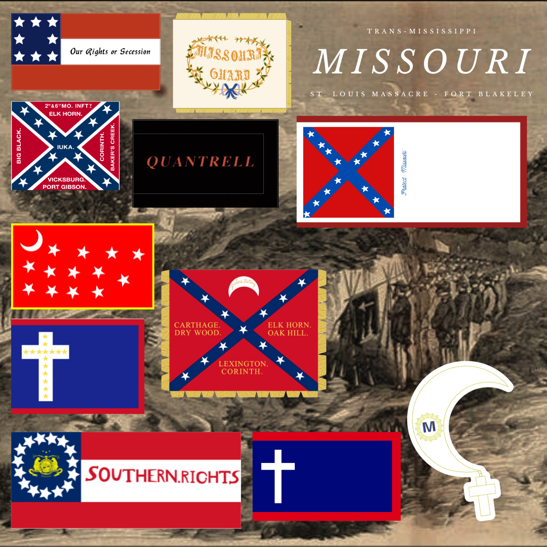 Missouri Flag Sticker Set