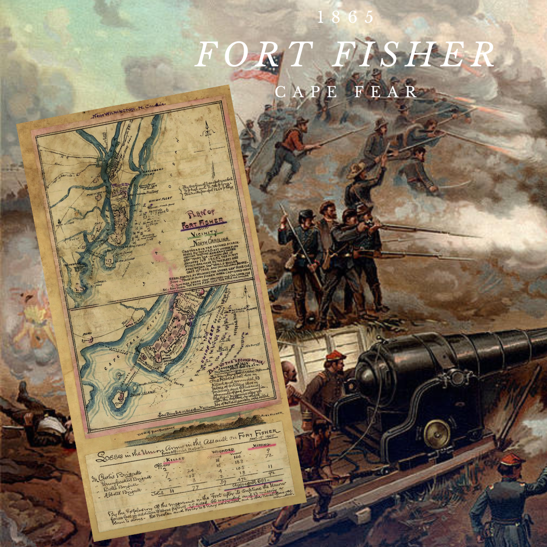 Cape Fear/Fort Fisher Map Stickers