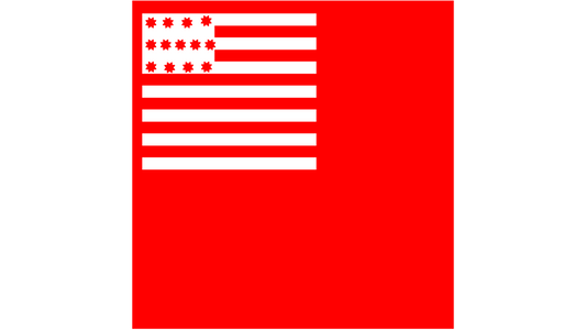 "Brandywine Flag" - Captain Robert Wilson's company of the 7th Pennsylvania Regiment Flag