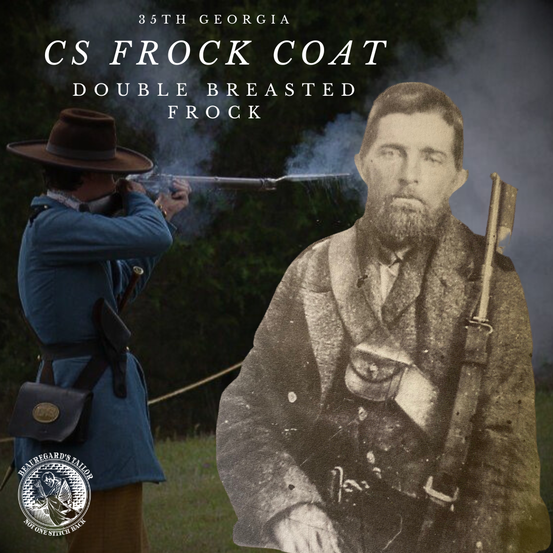 Double-Breasted Enlisted Frock Coat - 35th Georgia Infantry