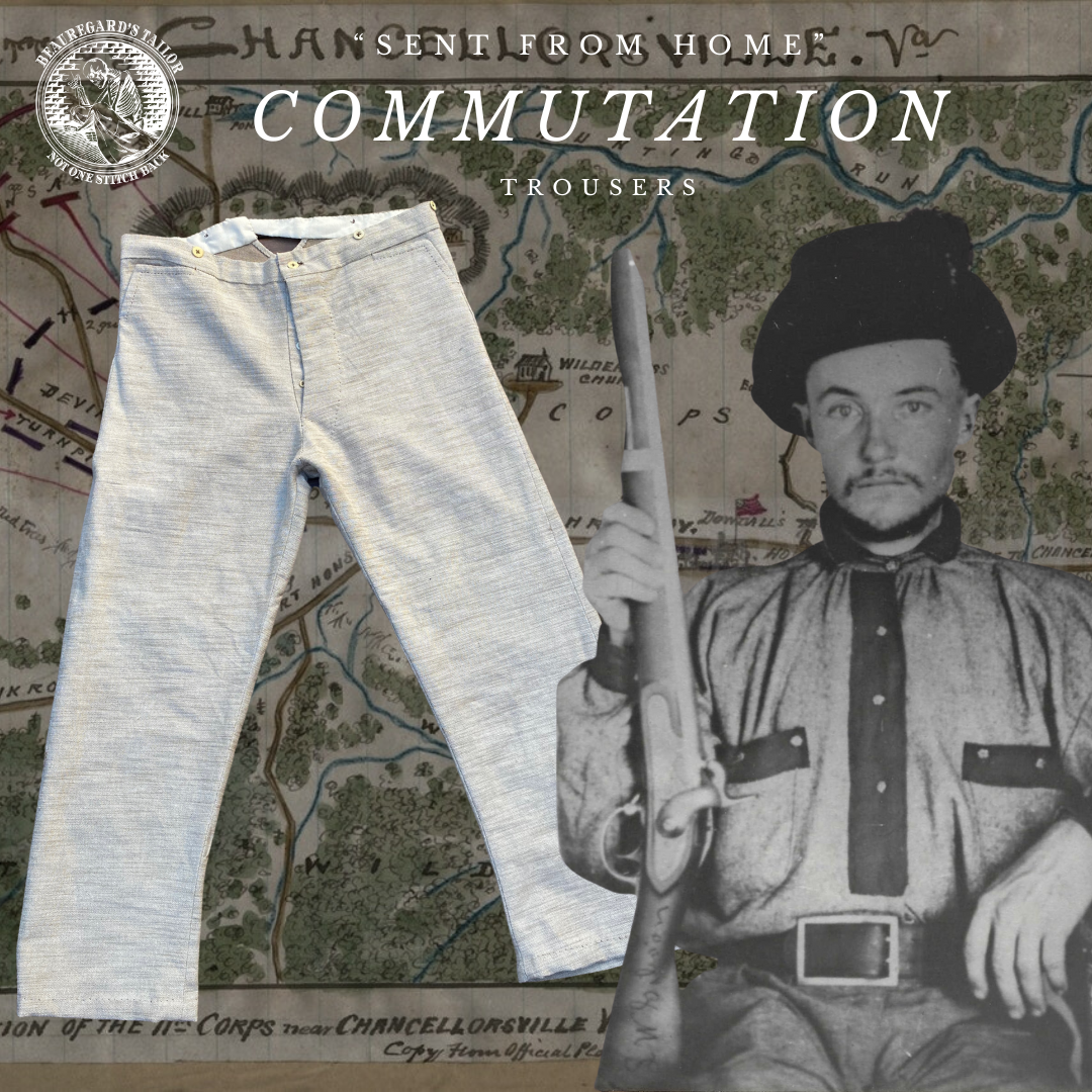 Jean Commutation Trousers (Trimmed) 1861-1865