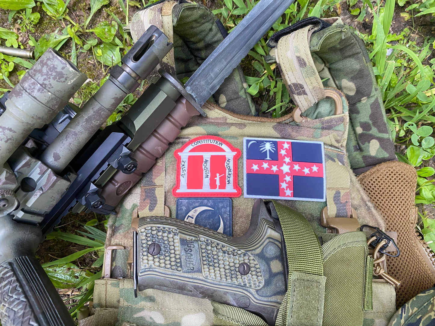 Georgia State Seal "Empire of the South" PVC Morale Patch