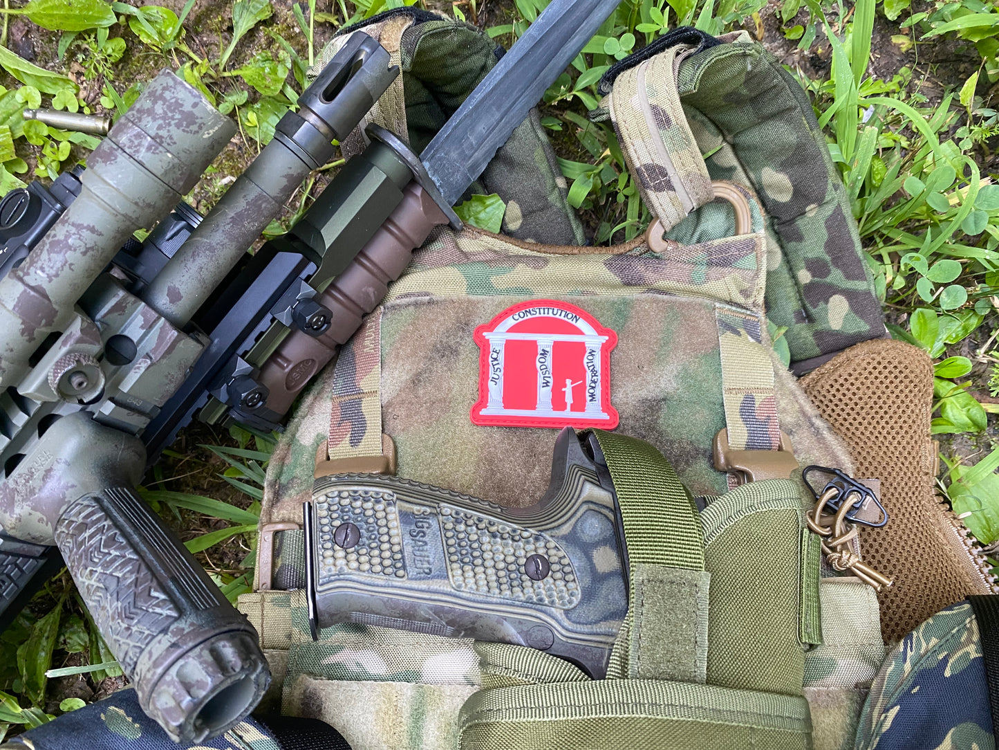 Georgia State Seal "Empire of the South" PVC Morale Patch