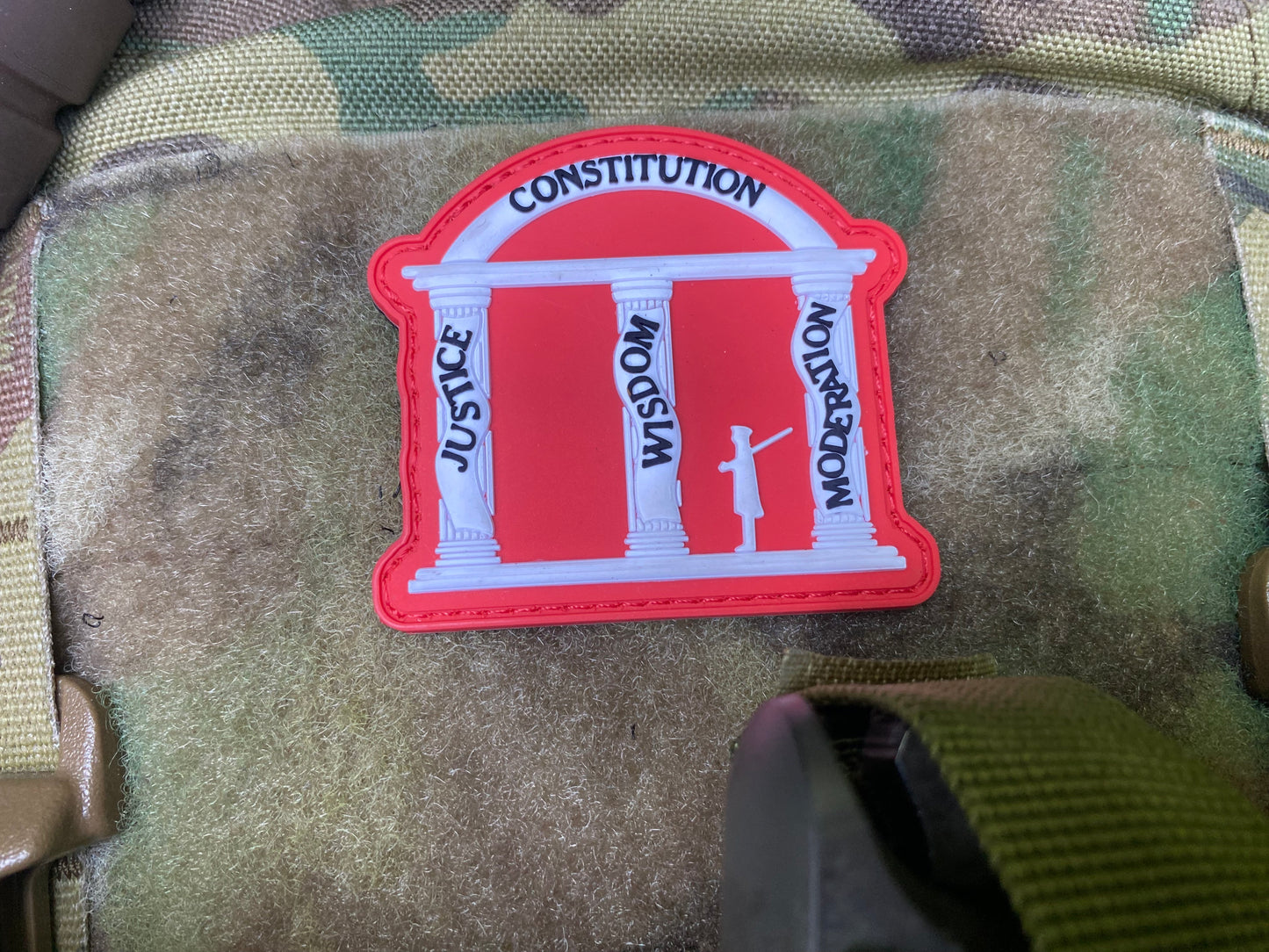 Georgia State Seal "Empire of the South" PVC Morale Patch