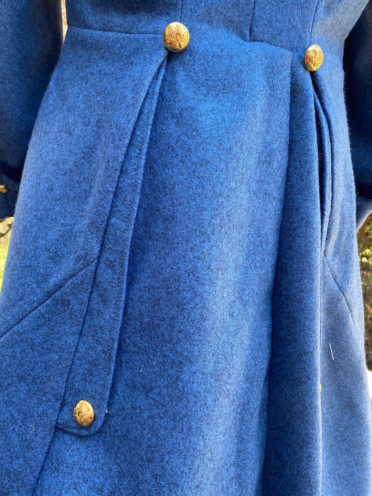 Confederate Officer Frock Coat - Cuff Trim Company Grade