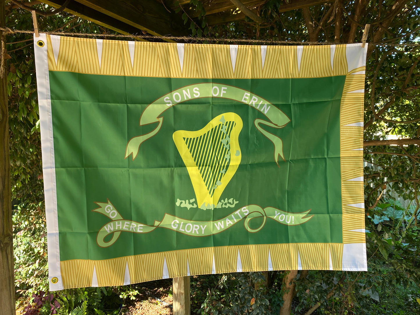 "Go Where Glory Waits You" 10th Tennessee Infantry House Flag