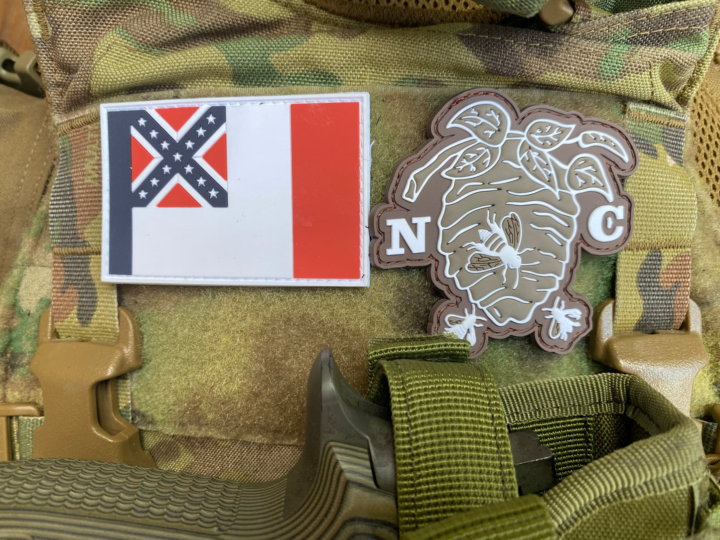 North Carolina Military Institute Beehive/Hornets' Nest PVC Patch