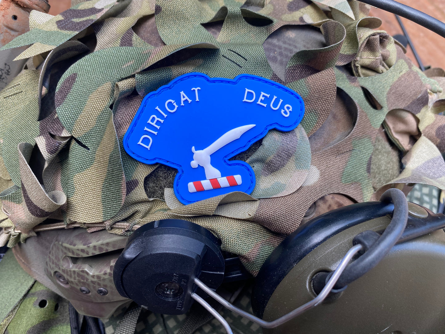 39th North Carolina Highland Grays “DIRIGAT DEUS” PVC Patch