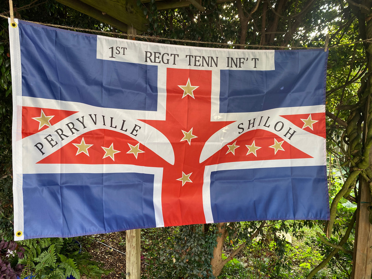 1st Tennessee Infantry Regimental Flag - Polk's Corps (2nd pattern) House Flag