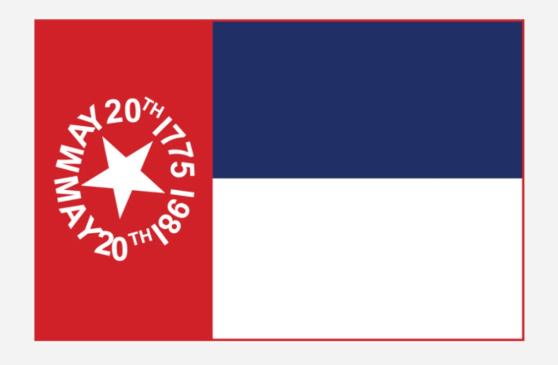 North Carolina - Governor John Ellis Secession Flag Sticker