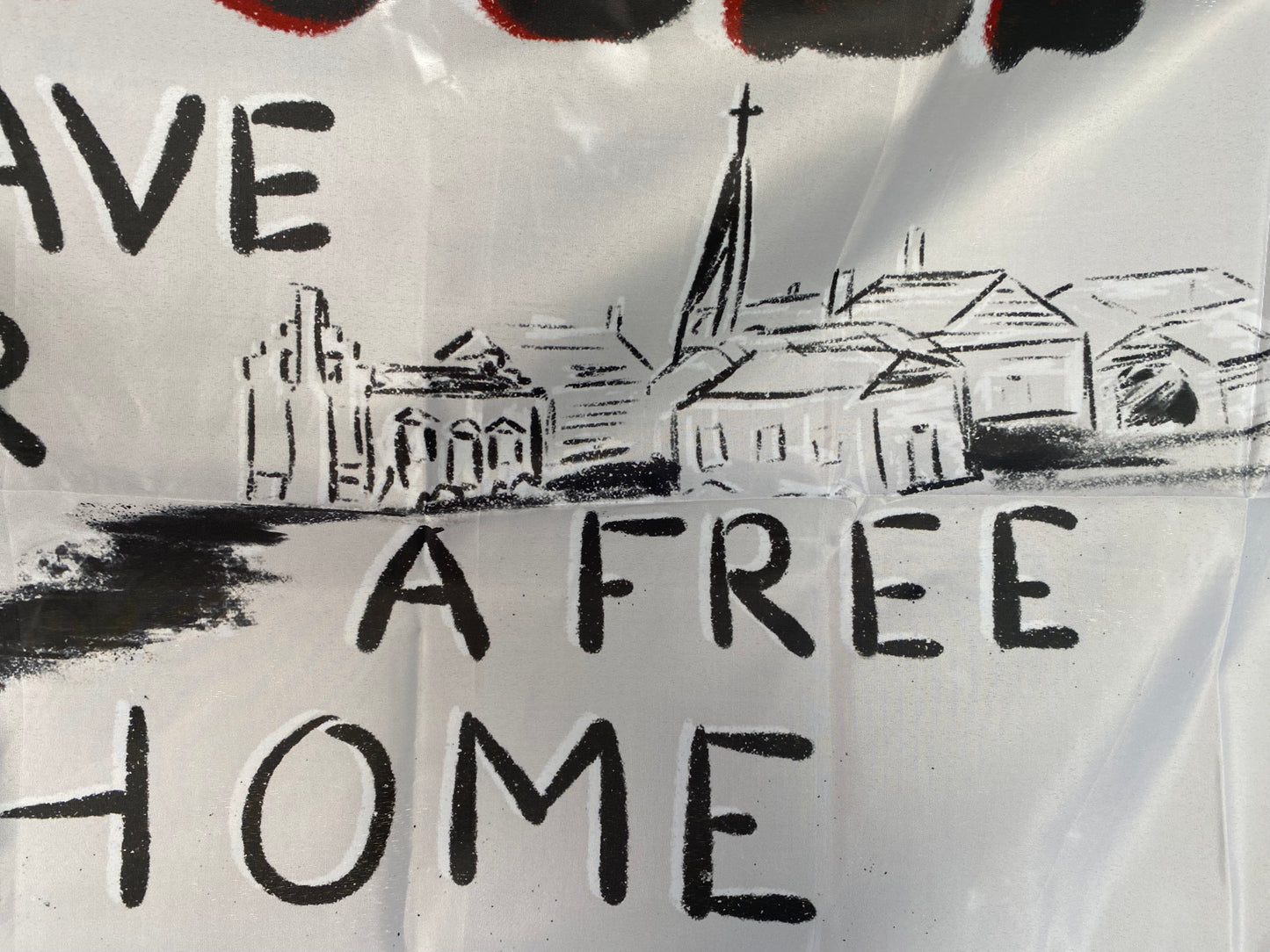 "Tennessee - A grave or a free home" House Flag