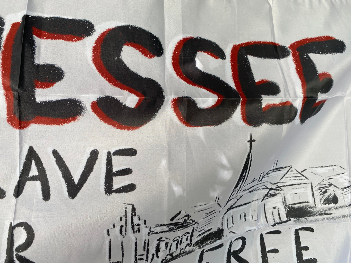 "Tennessee - A grave or a free home" House Flag