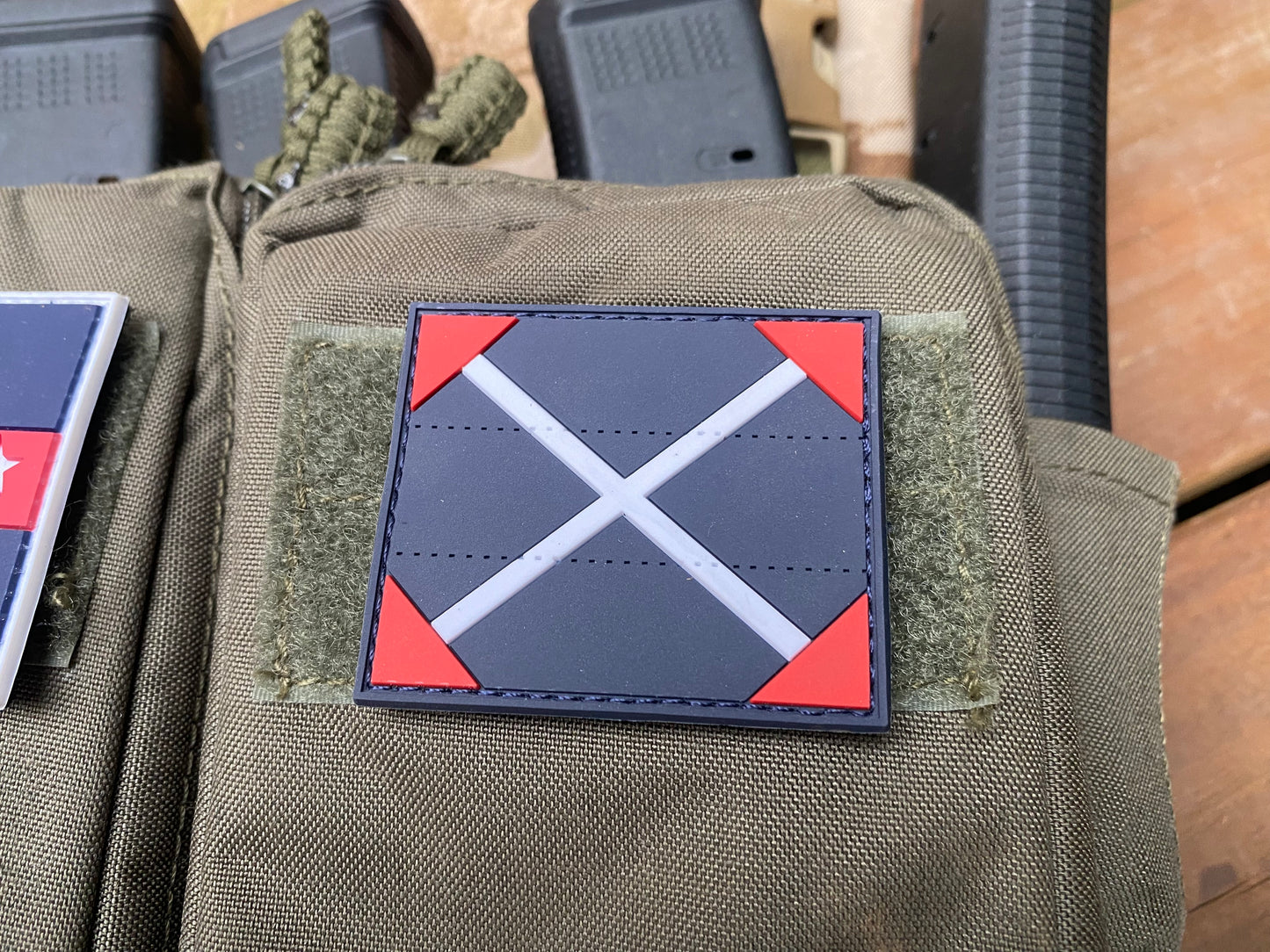 39th North Carolina Battle Flag PVC Patch