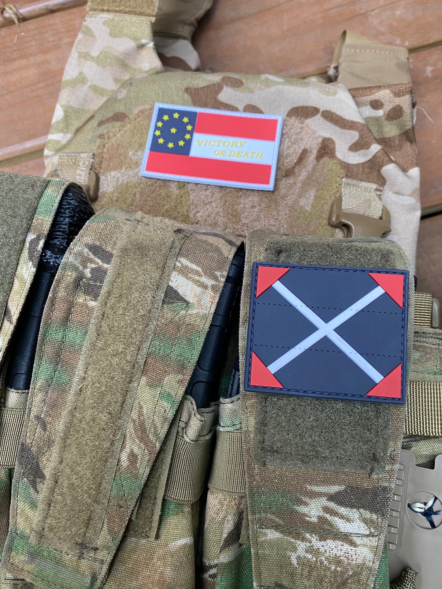 39th North Carolina Battle Flag PVC Patch