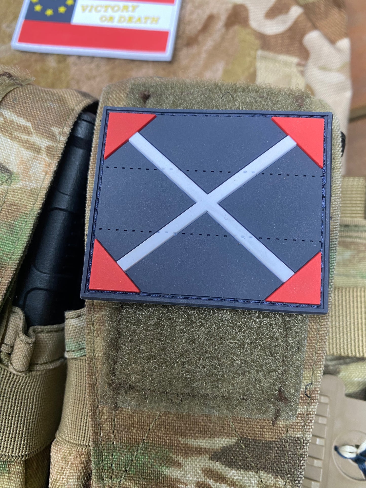 39th North Carolina Battle Flag PVC Patch