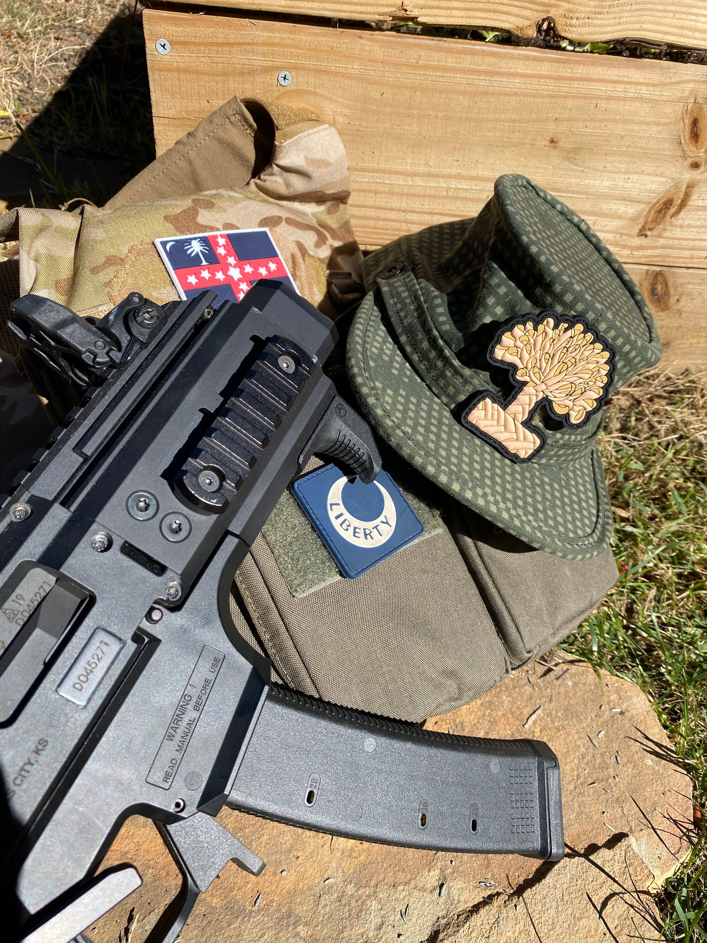 South Carolina Secession Cockade PVC Patch