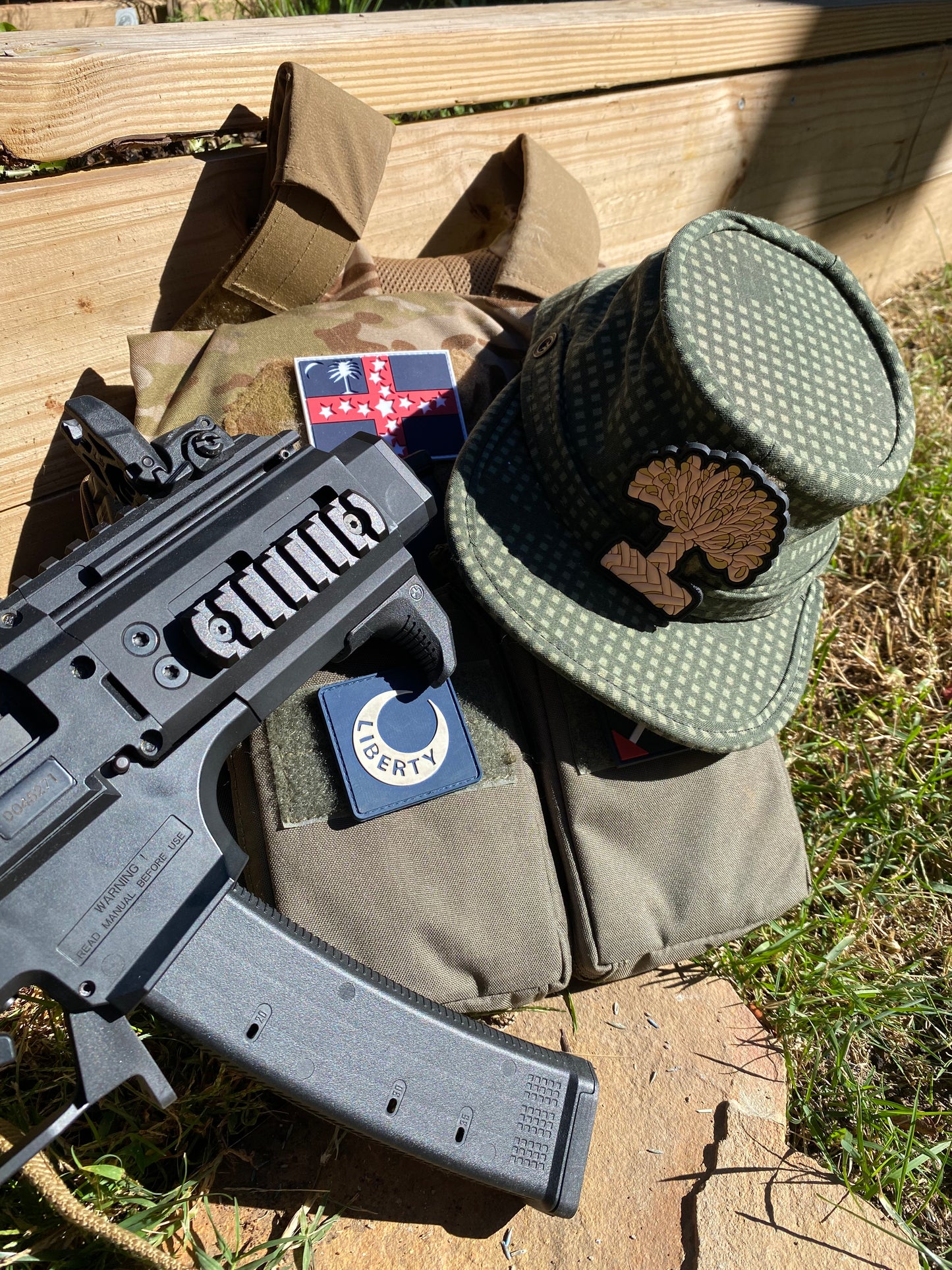South Carolina Secession Cockade PVC Patch