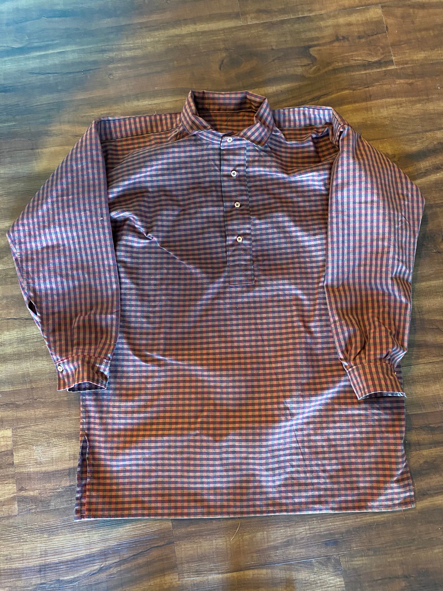 "Sent from Home" Shirt - Plaid