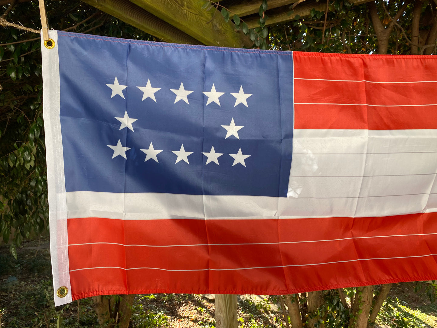 "Rebuilt United States Flag" Charleston Washington Artillery 1st National House Flag