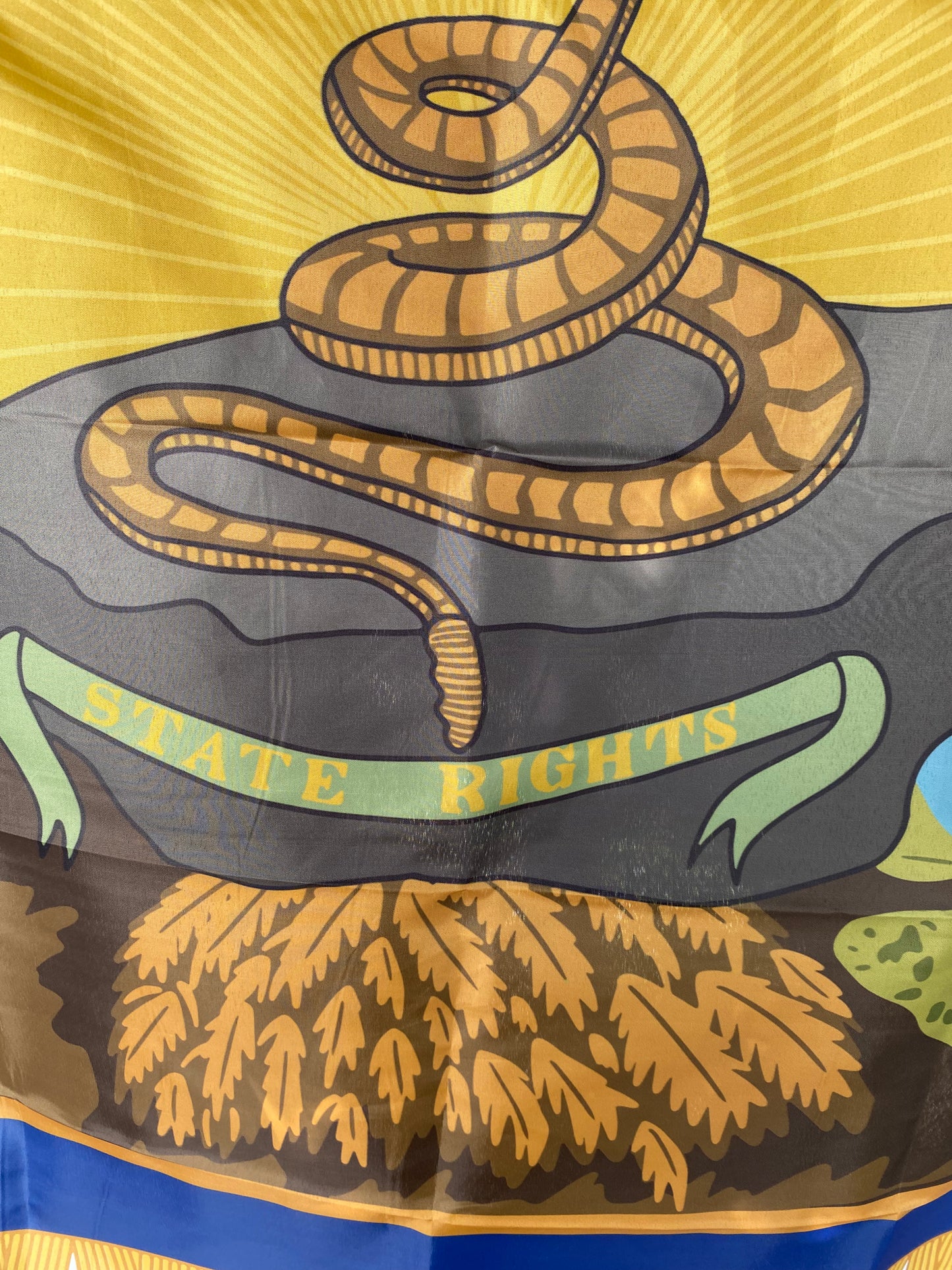 "State Rights - Don't Tread on Me" Georgia Secession House Flag