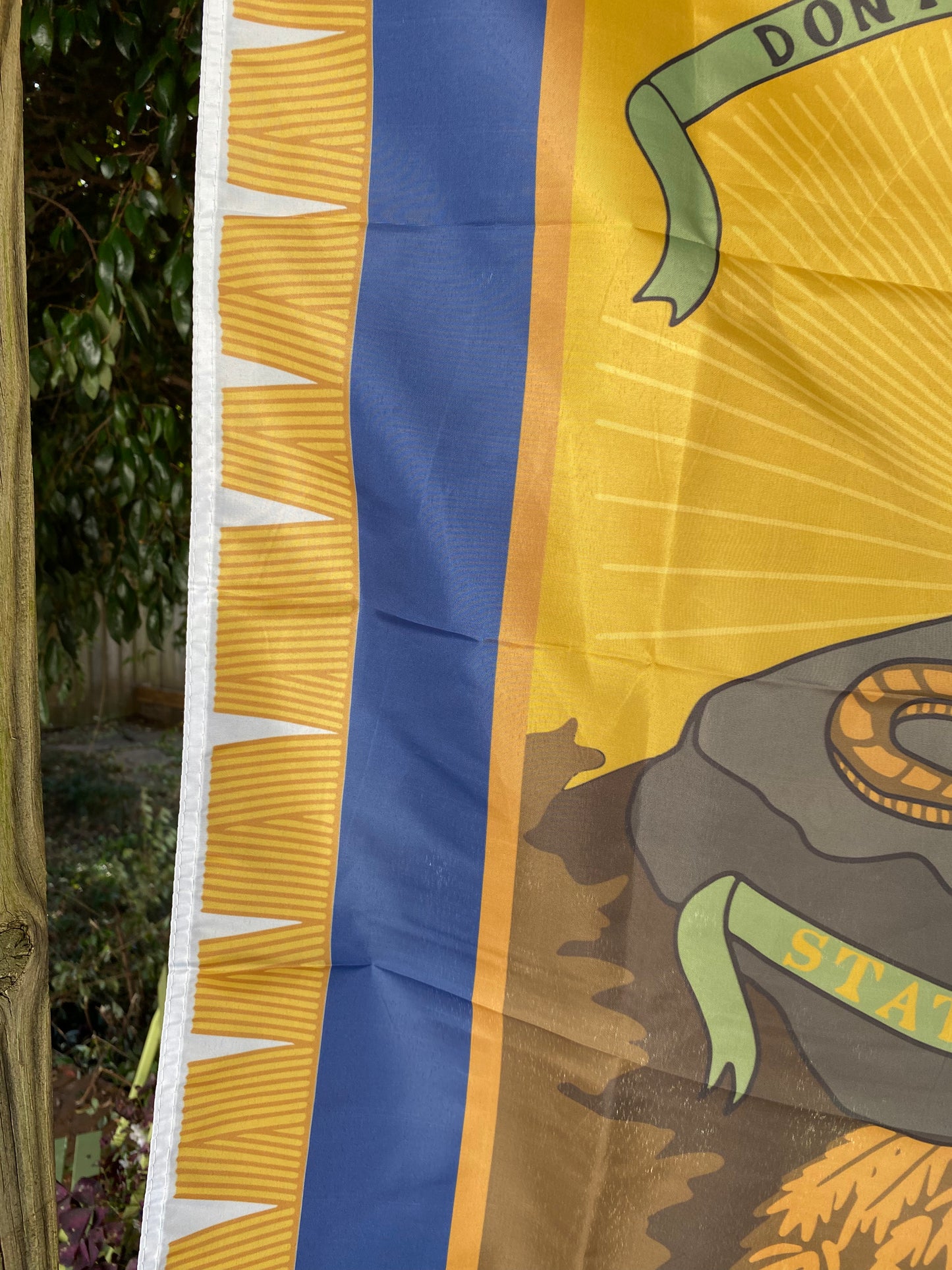 "State Rights - Don't Tread on Me" Georgia Secession House Flag