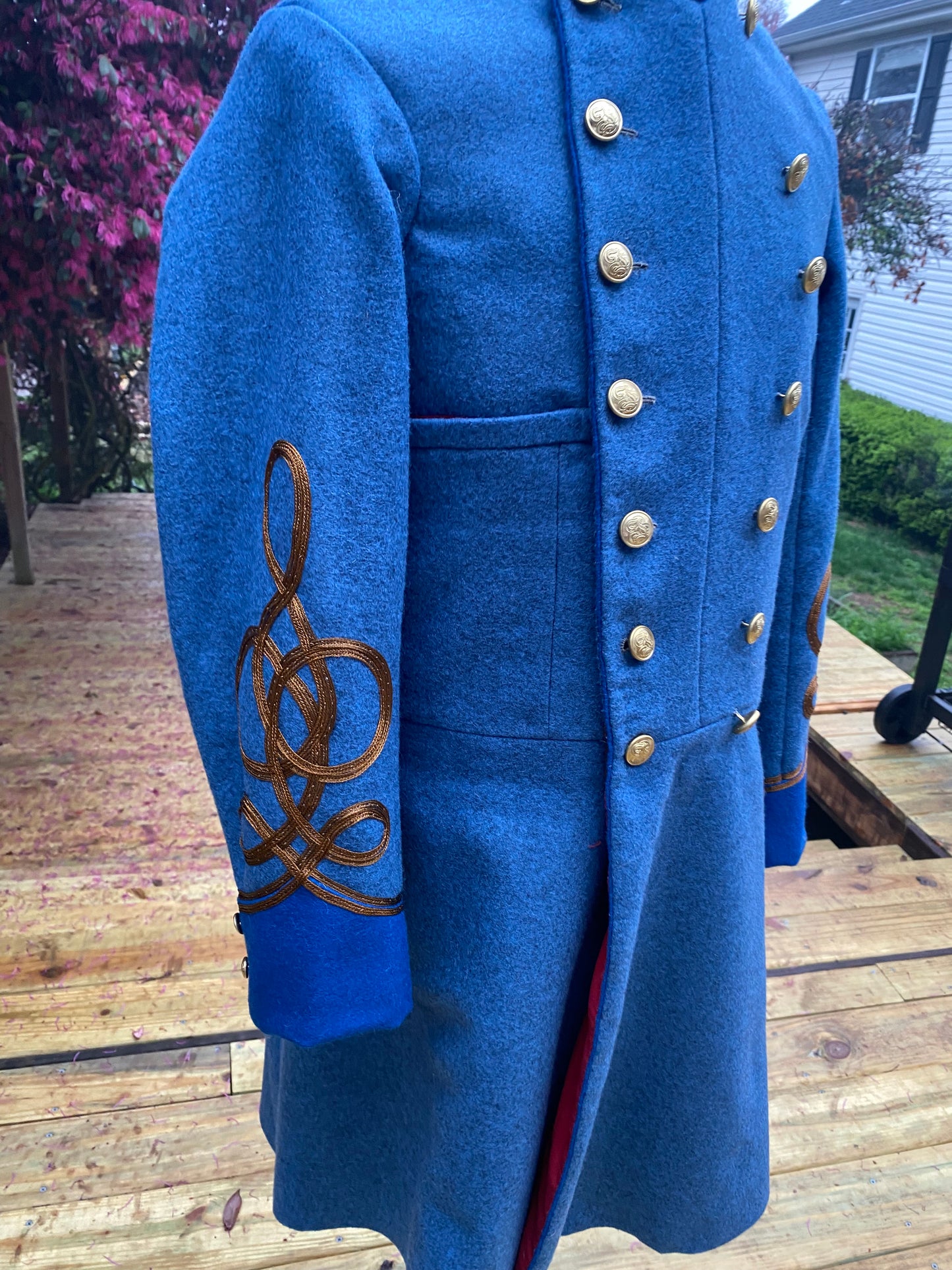 Confederate Officer Frock Coat - Trimmed Company Grade