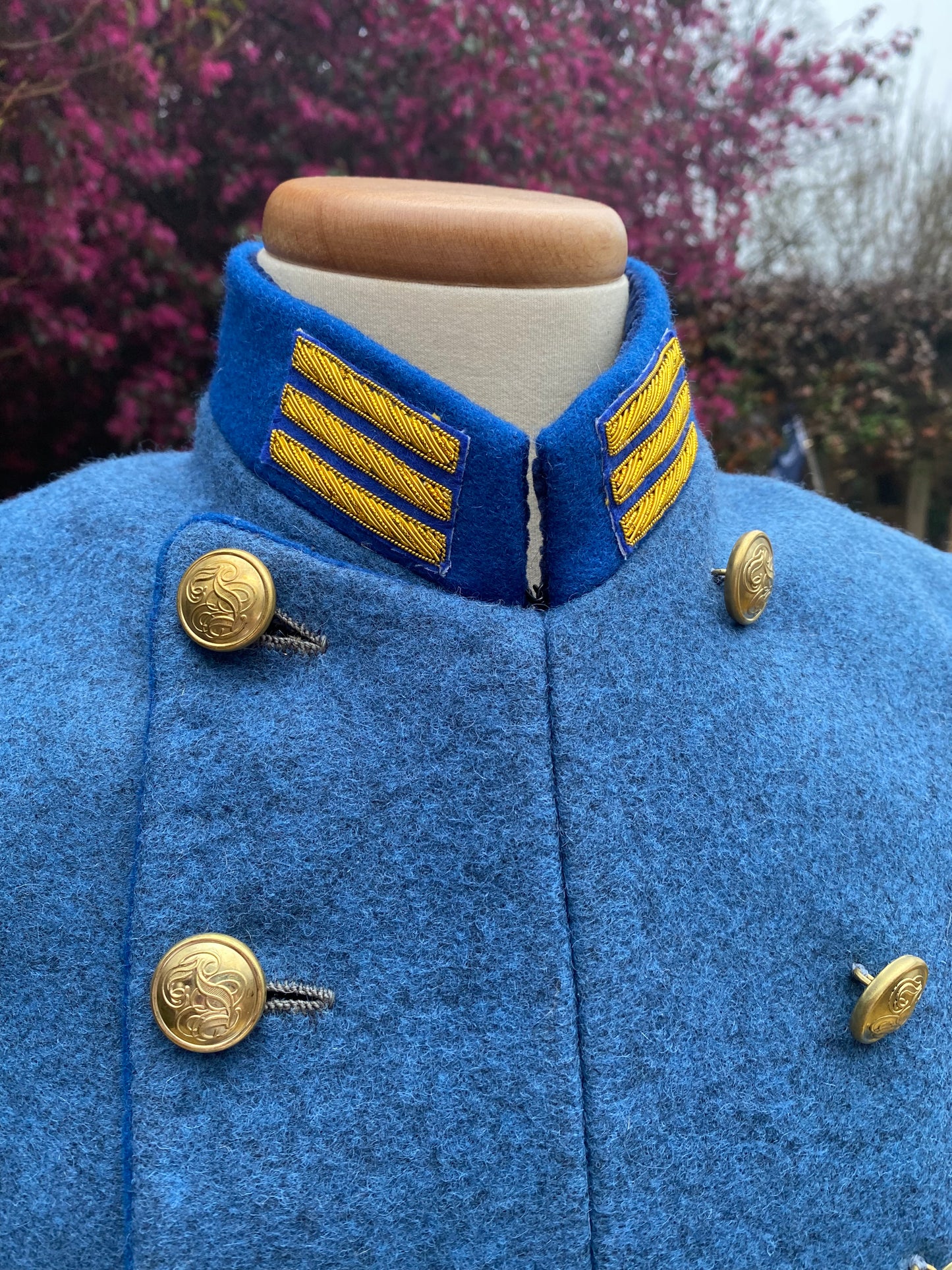 Confederate Officer Frock Coat - Trimmed Company Grade