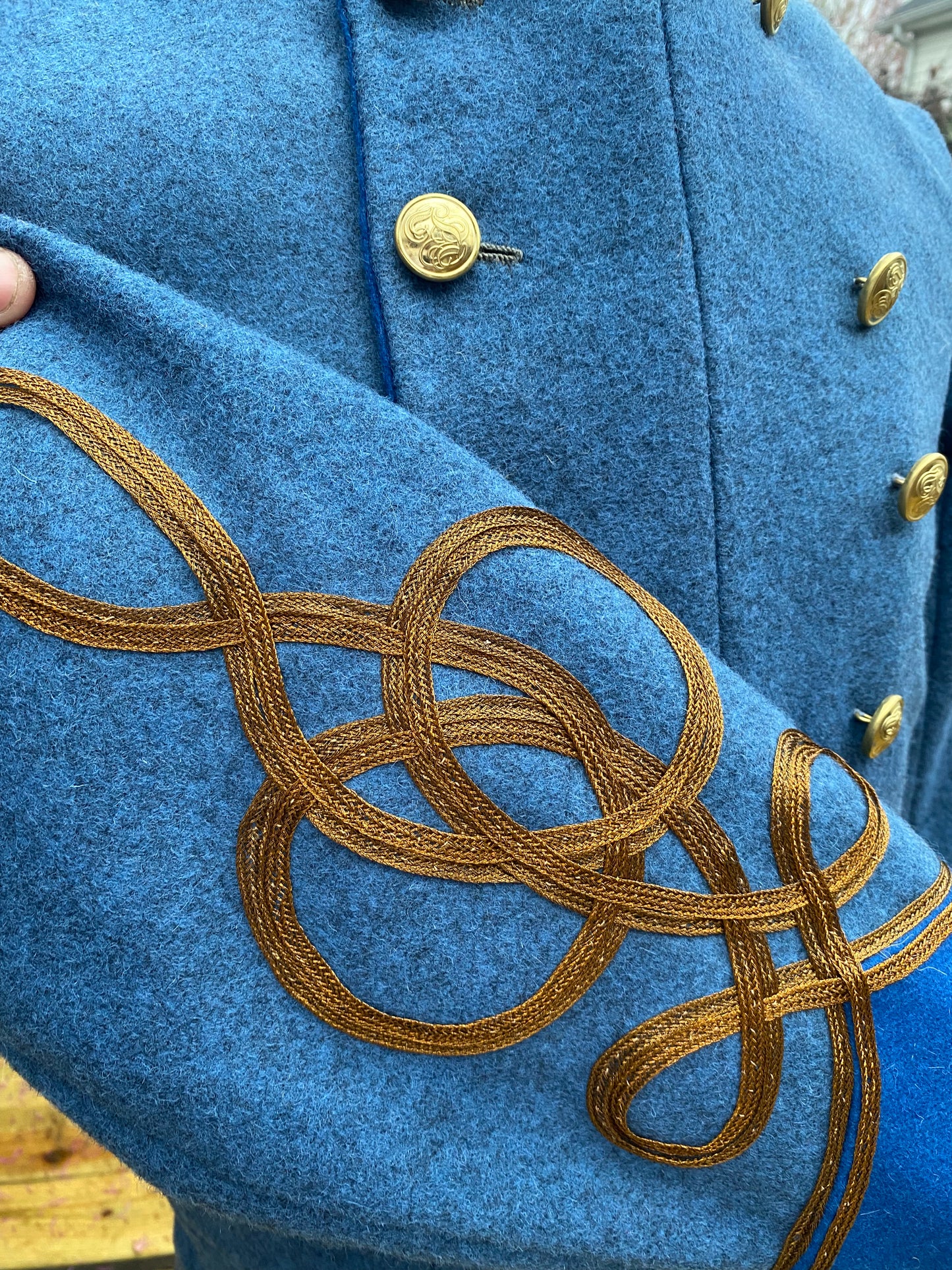 Confederate Officer Frock Coat - Trimmed Company Grade