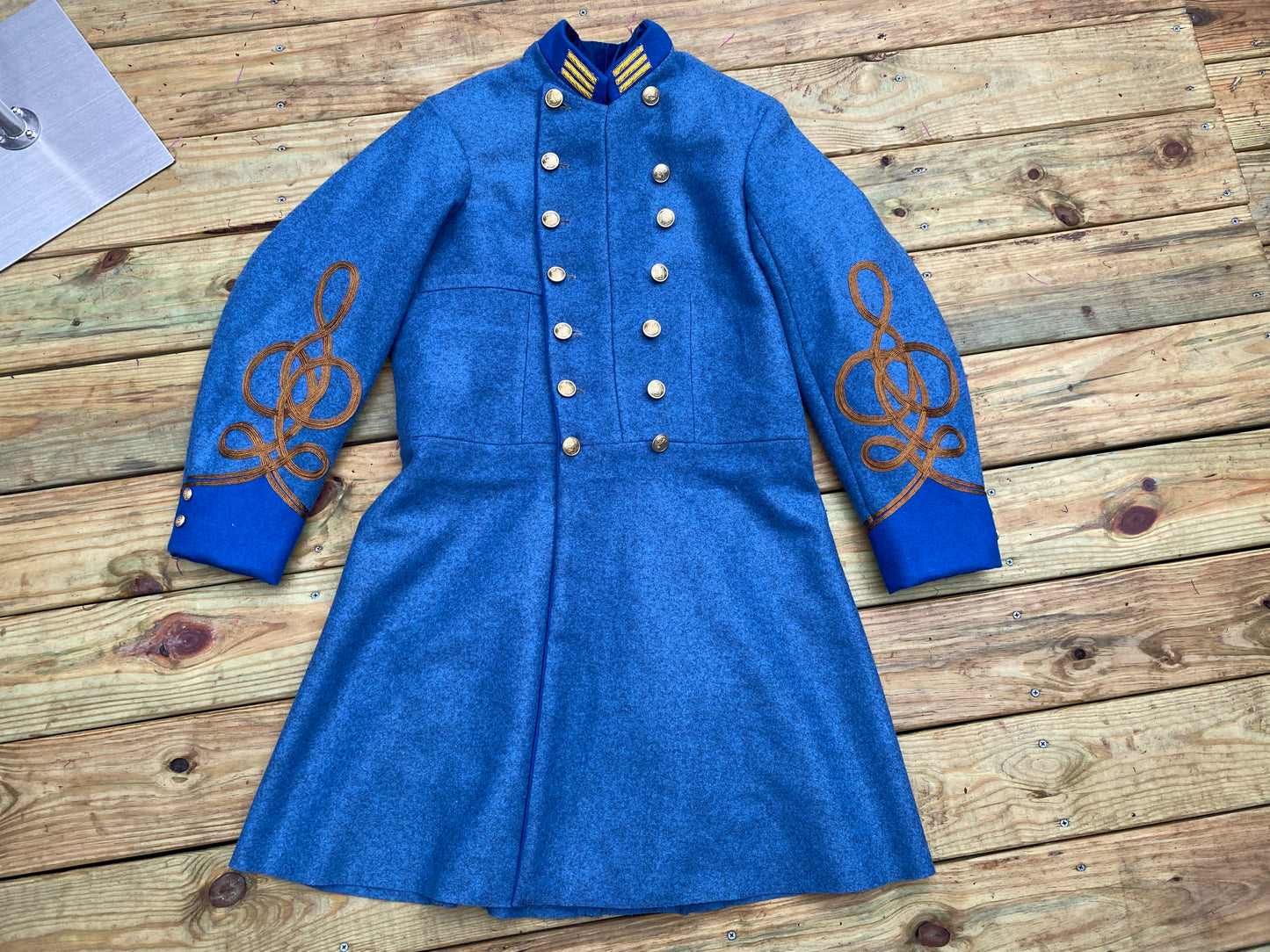 Confederate Officer Frock Coat - Trimmed Company Grade