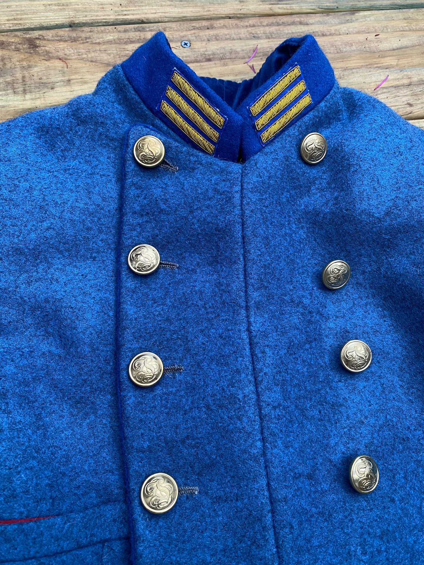 Confederate Officer Frock Coat - Trimmed Company Grade