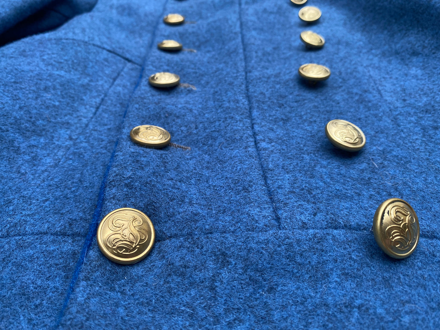 Confederate Officer Frock Coat - Trimmed Company Grade