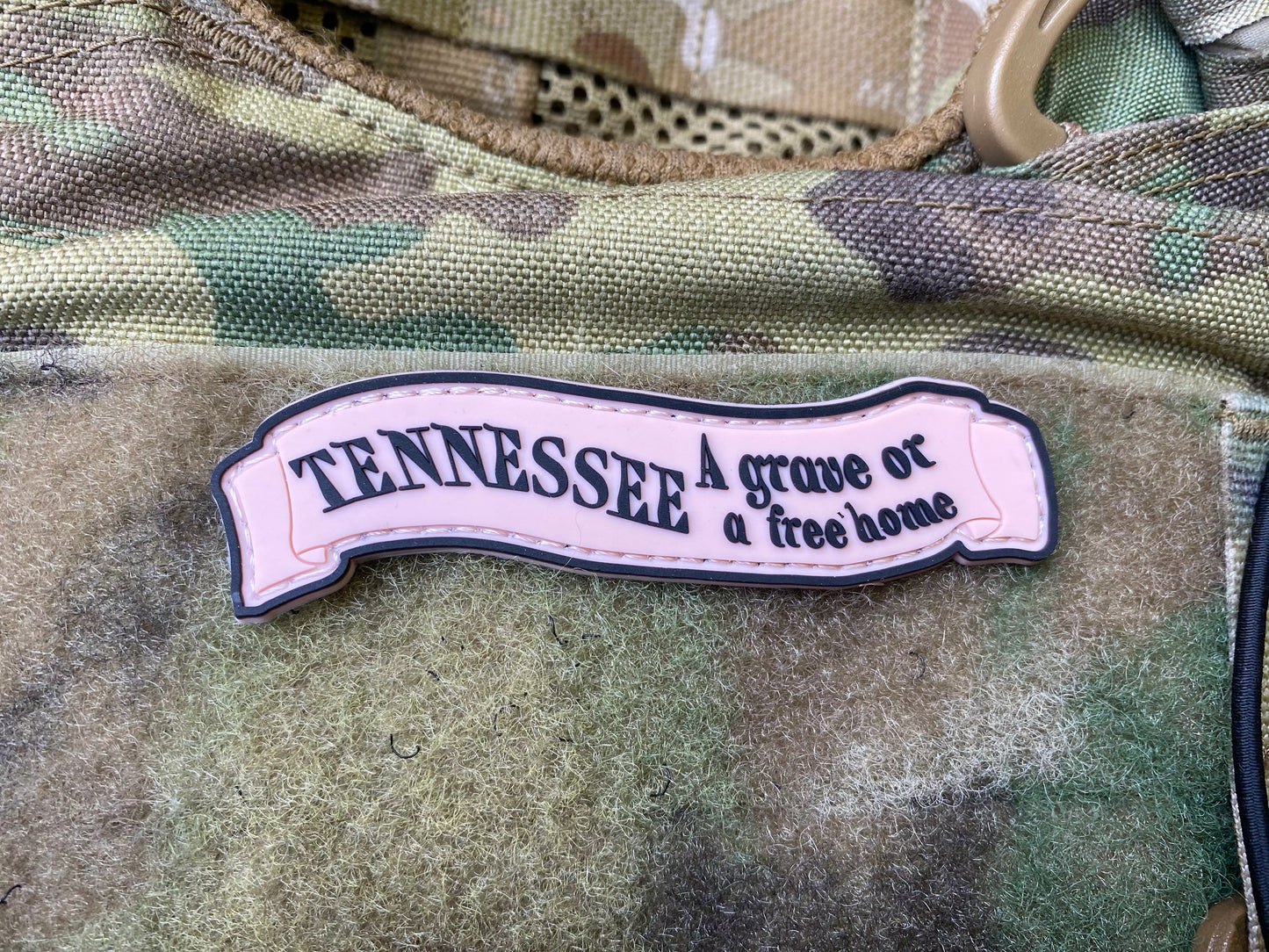 "Tennessee A grave or a free home" PVC Patch