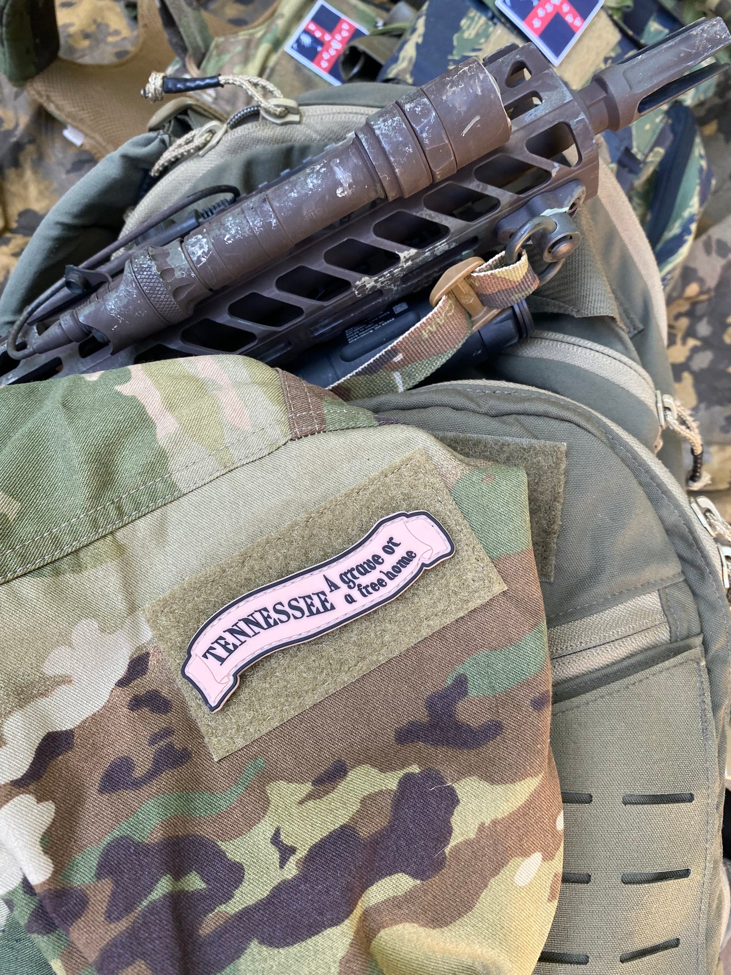 "Tennessee A grave or a free home" PVC Patch