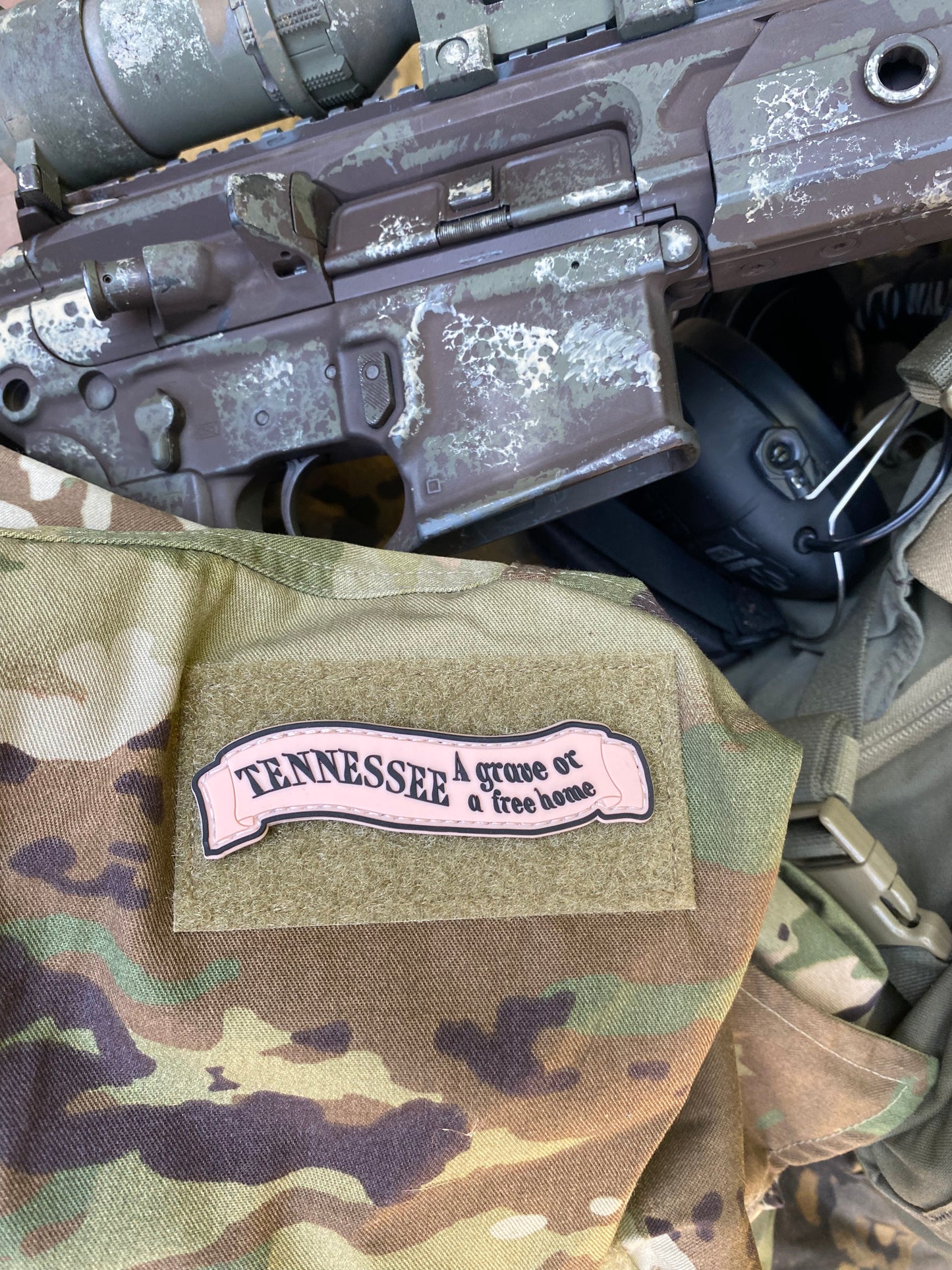 "Tennessee A grave or a free home" PVC Patch