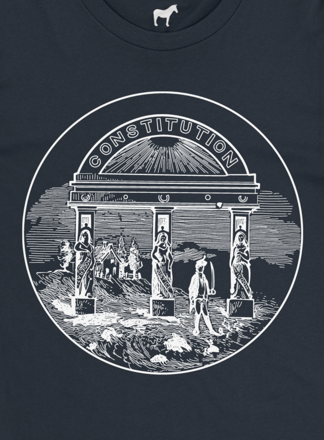 Georgia State Seal - Wisdom, Justice, Moderation Shirt