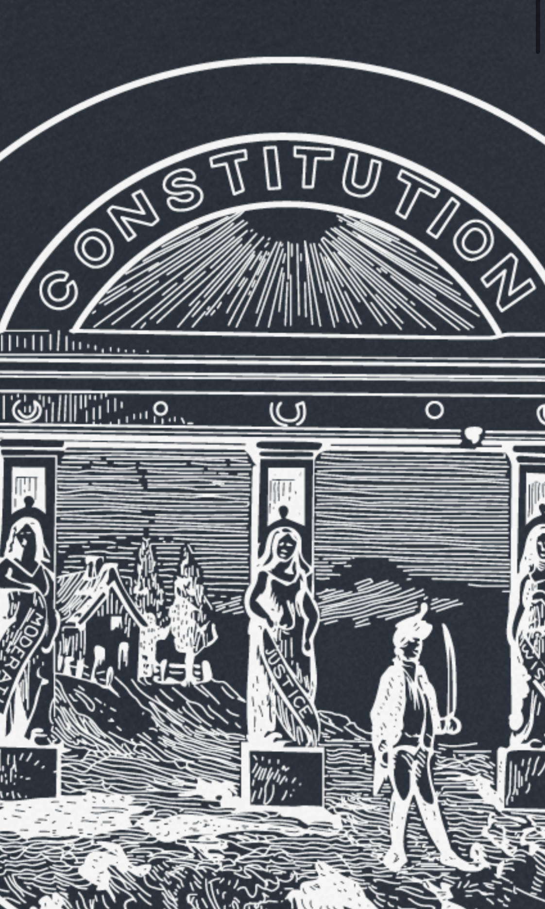 Georgia State Seal - Wisdom, Justice, Moderation Shirt
