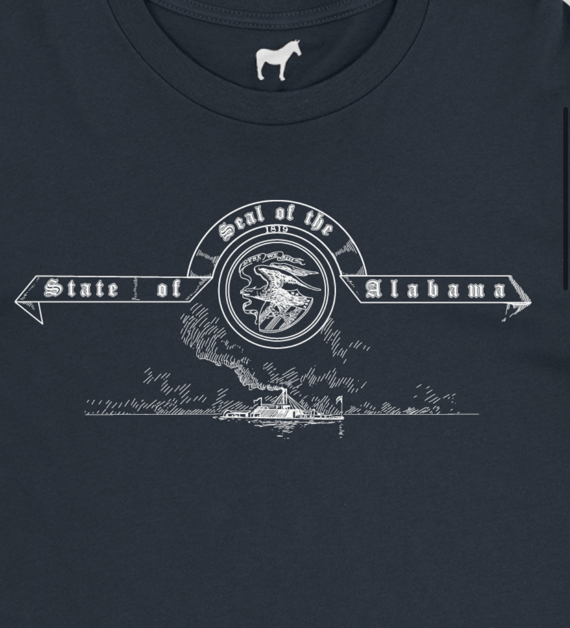 Alabama State Seal and Battle. of Mobile Bay Shirt