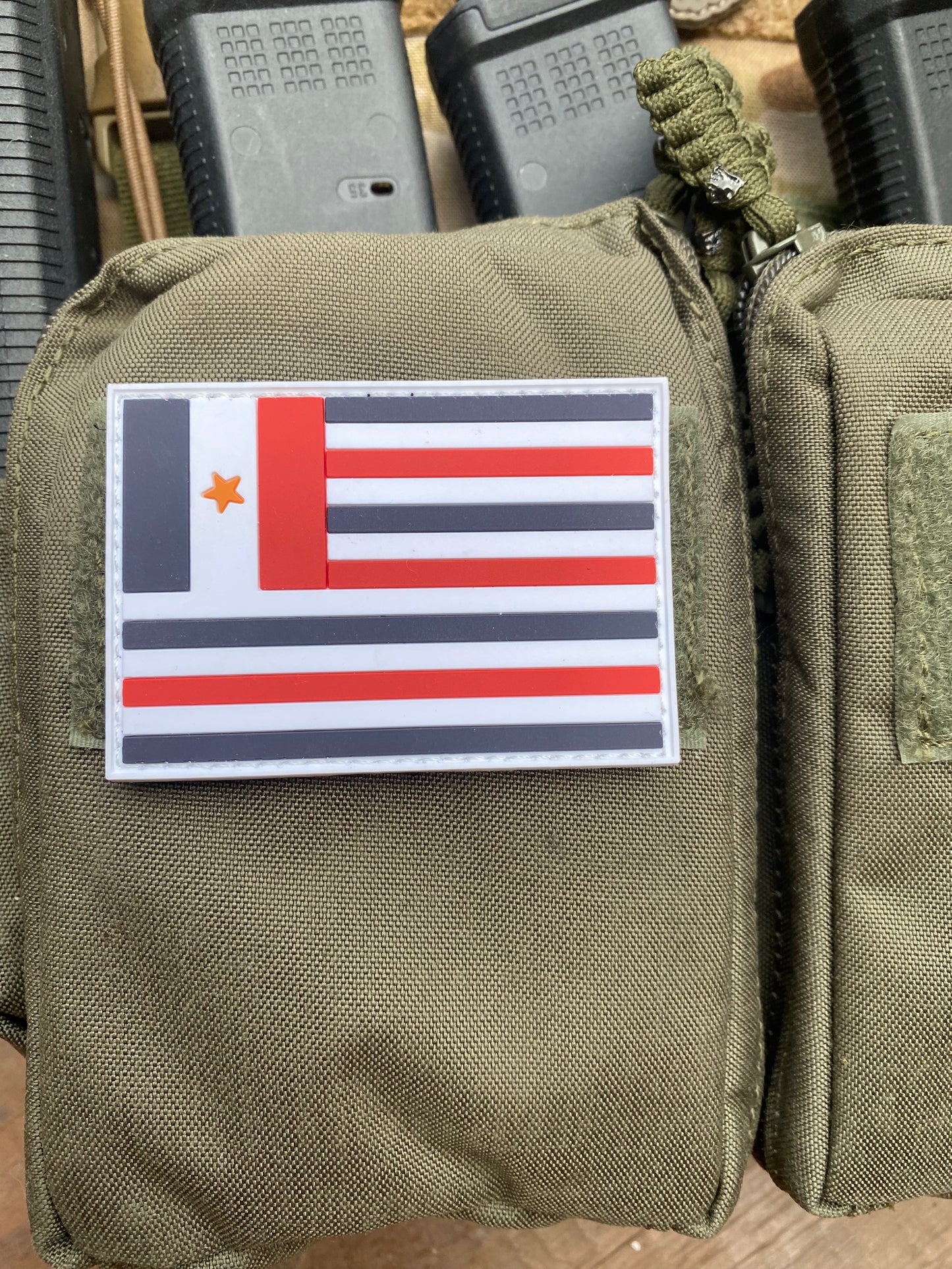 Louisiana French Legion/Port Hudson Flag PVC Patch