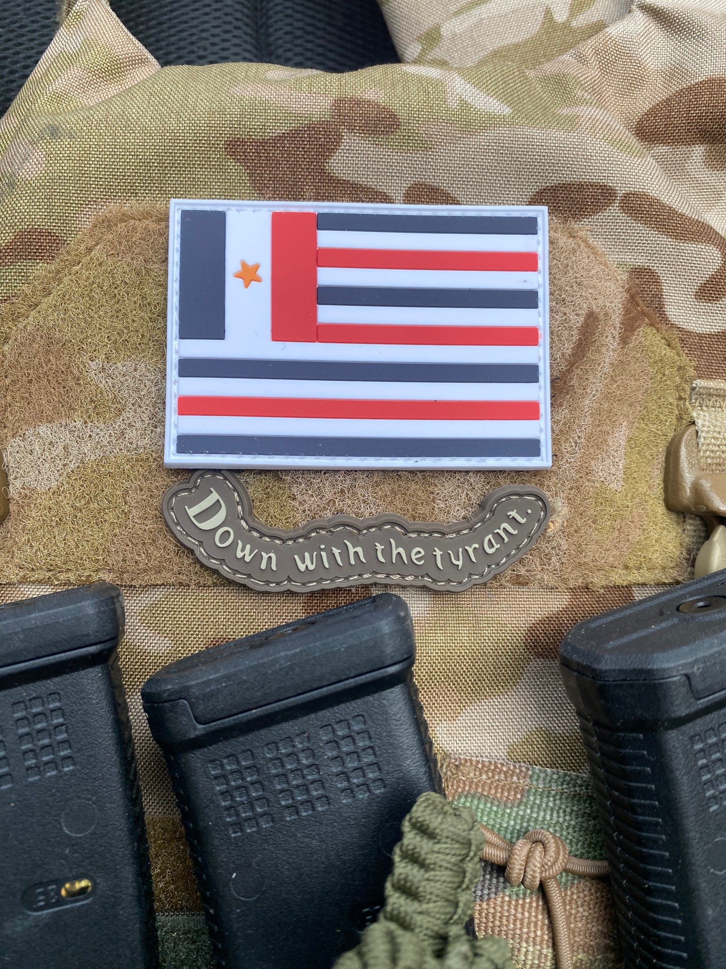 Louisiana French Legion/Port Hudson Flag PVC Patch