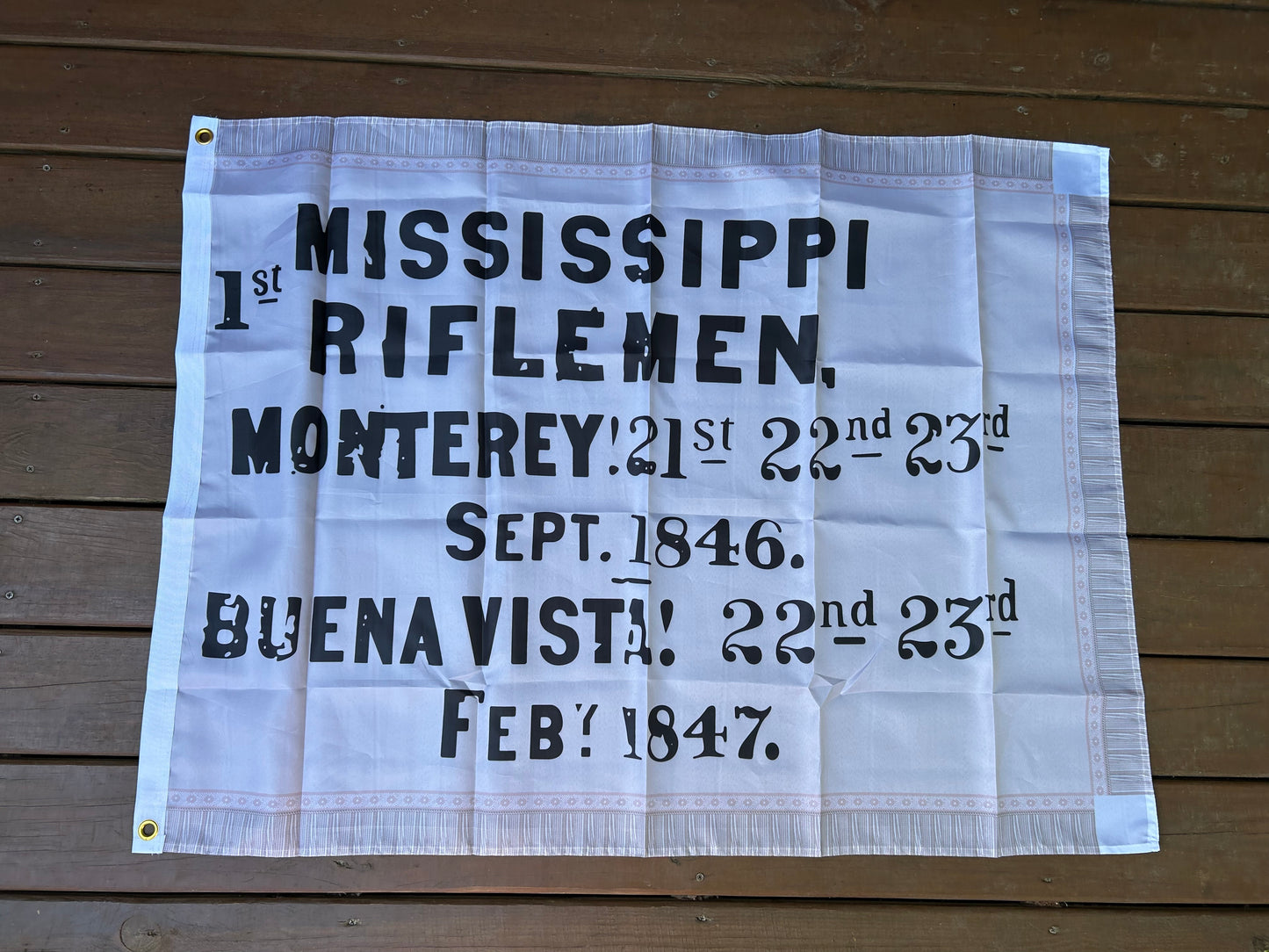 1st Mississippi Rifles - Mexican American War Flag