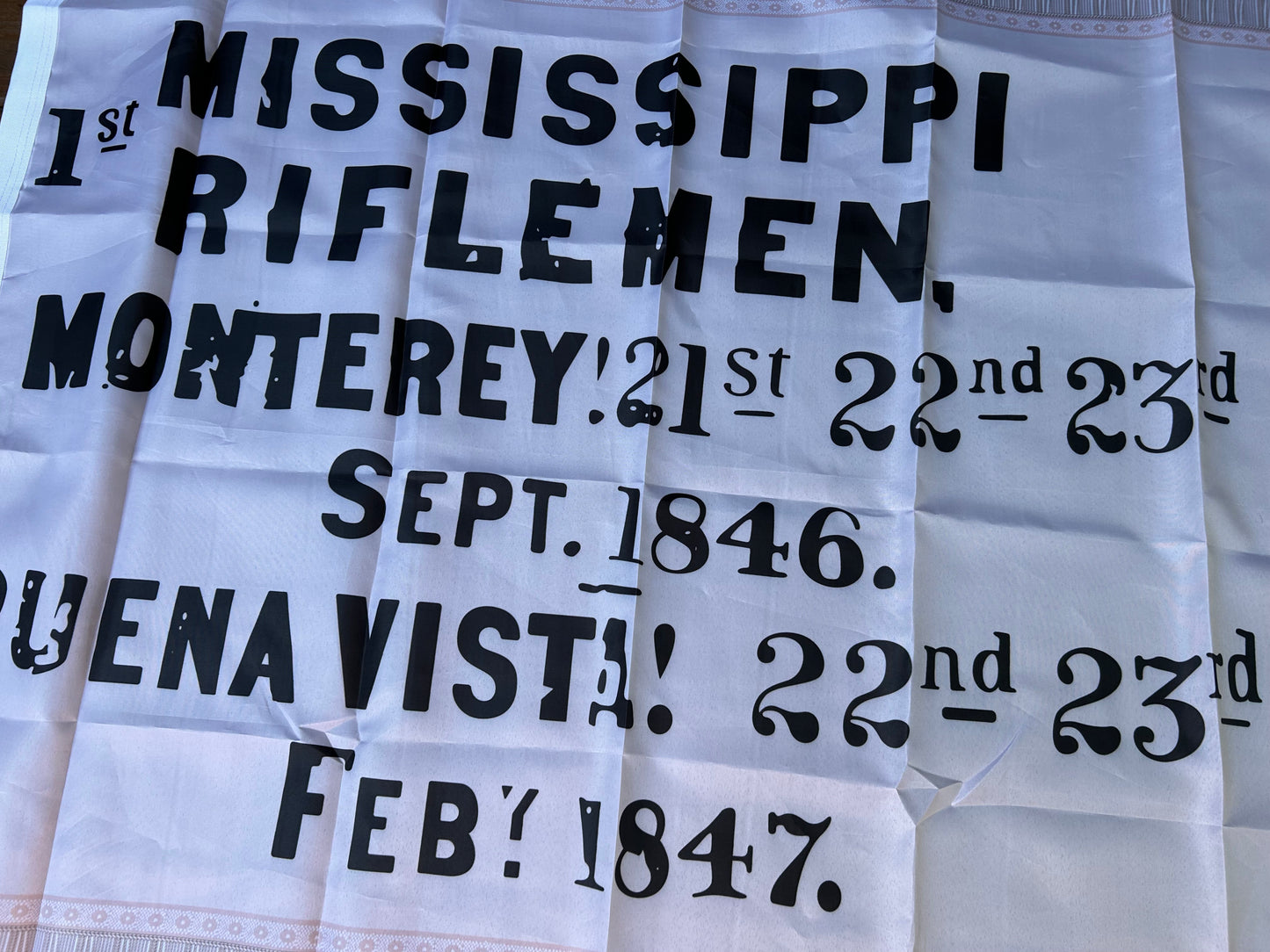 1st Mississippi Rifles - Mexican American War Flag