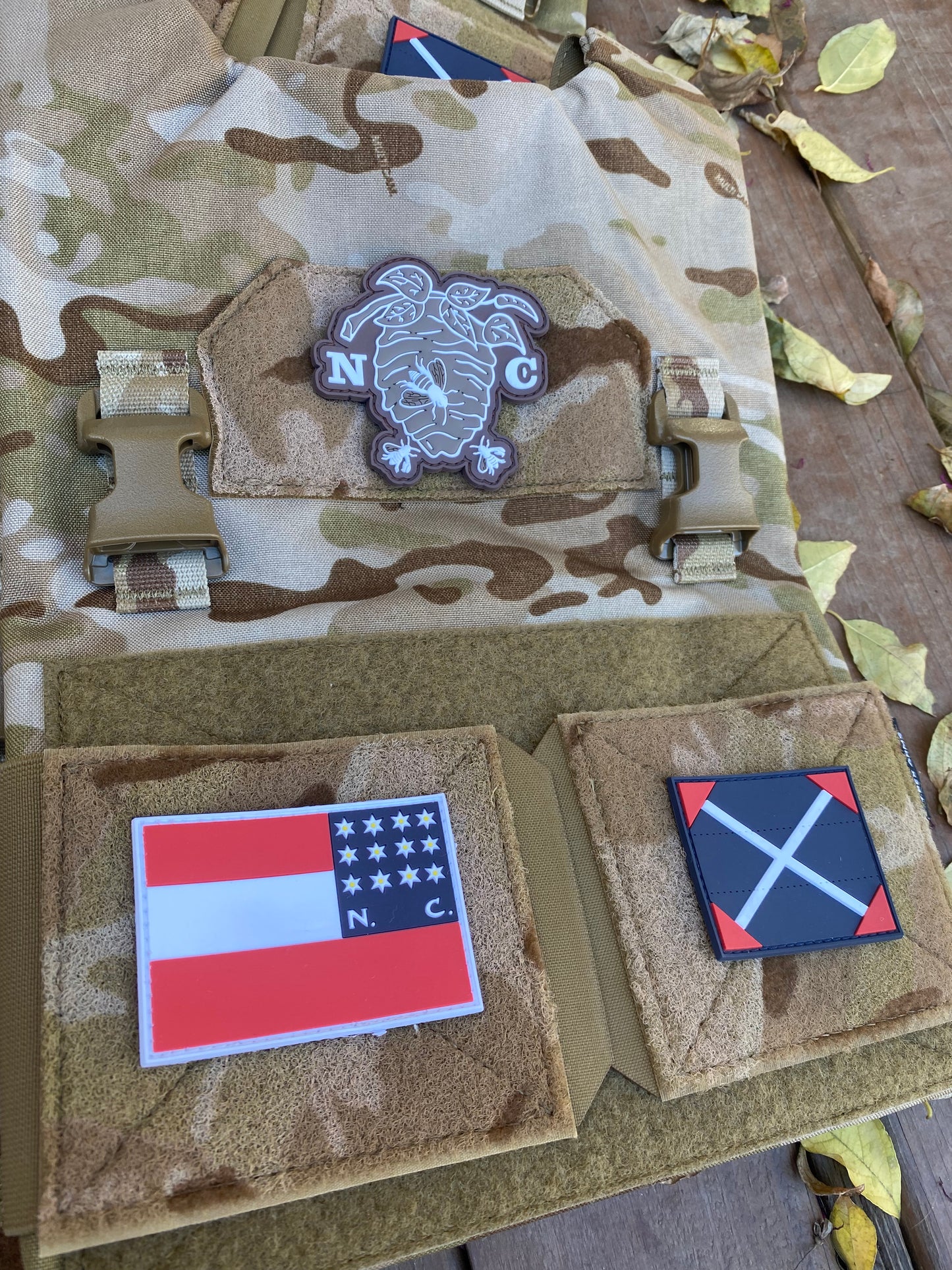 39th North Carolina Battle Flag PVC Patch