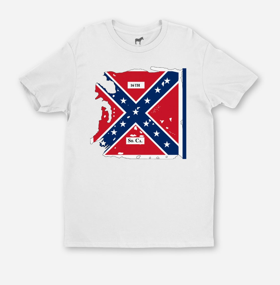 "Greenville Boys" 16th South Carolina Infantry Flag Shirt "Battle Damaged"