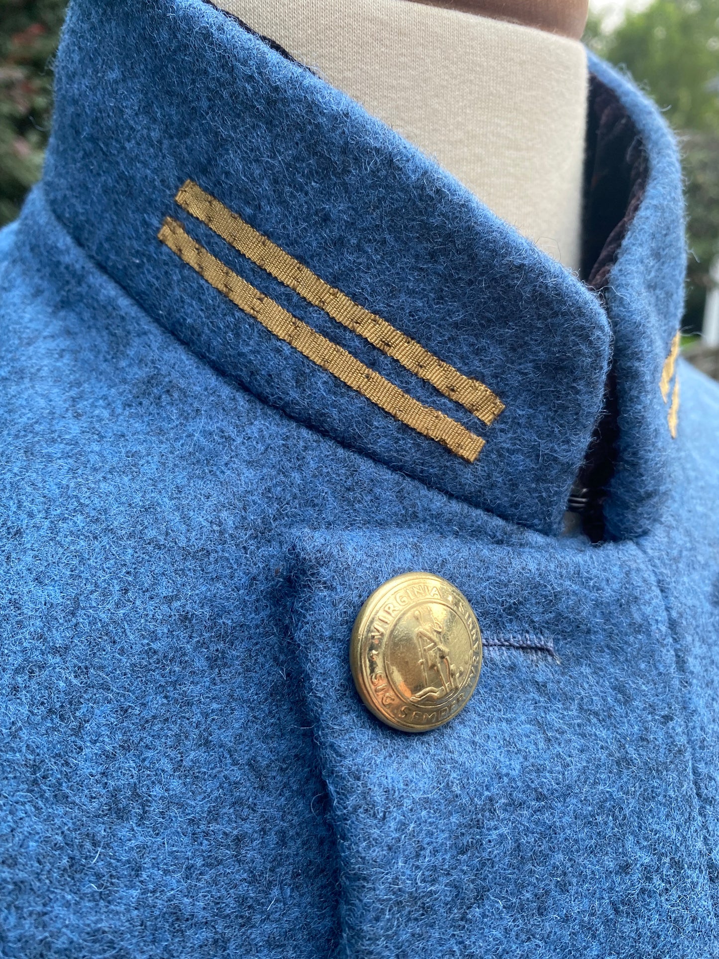 Confederate Officer Frock Coat - Untrimmed Company Grade