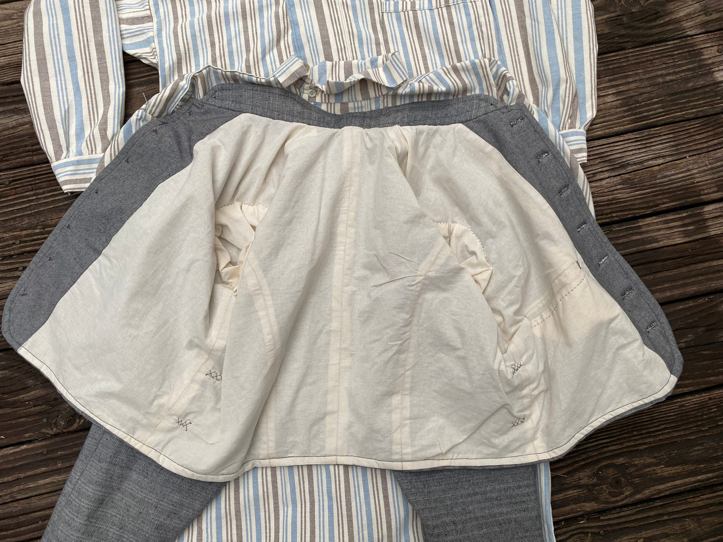 Richmond Clothing Bureau Jacket 1863 Transitional Variant